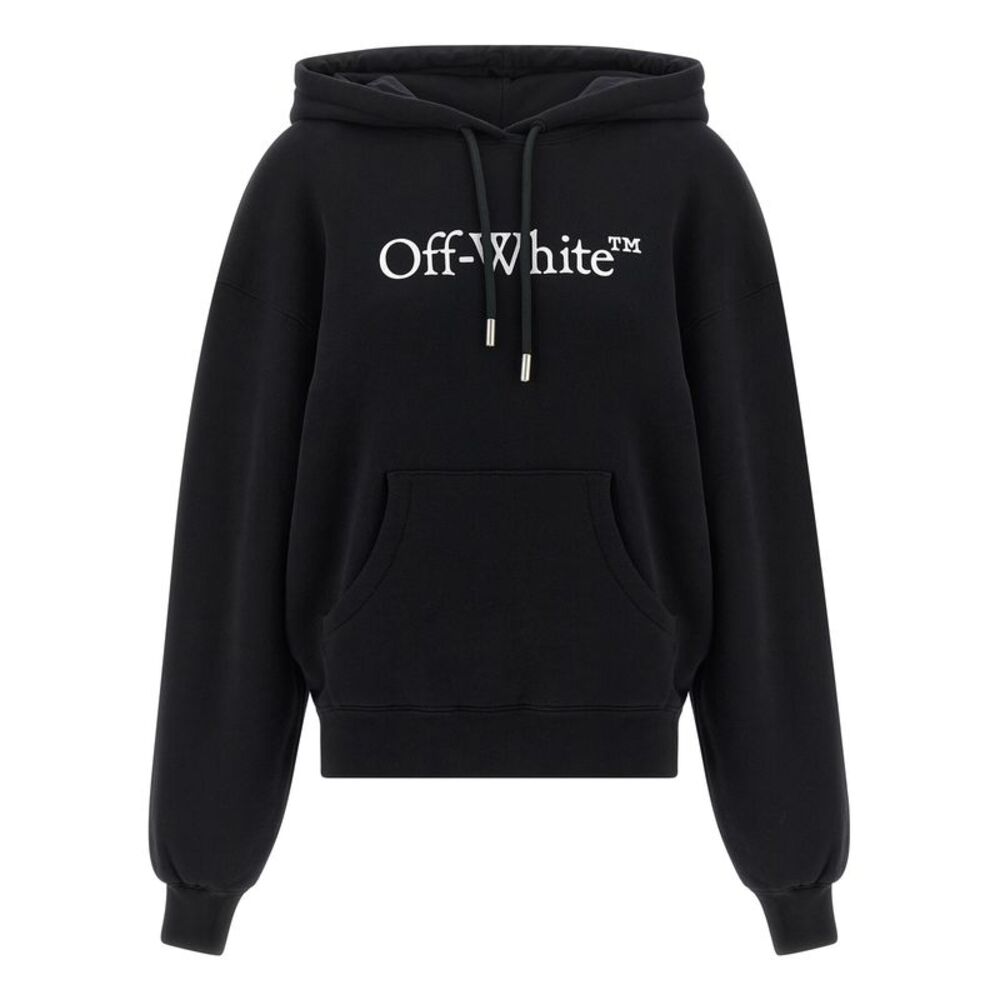 Off-White Bicolor Cotton Women's Hoodie